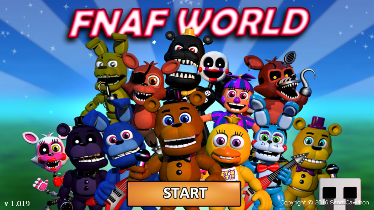Играть fnaf world