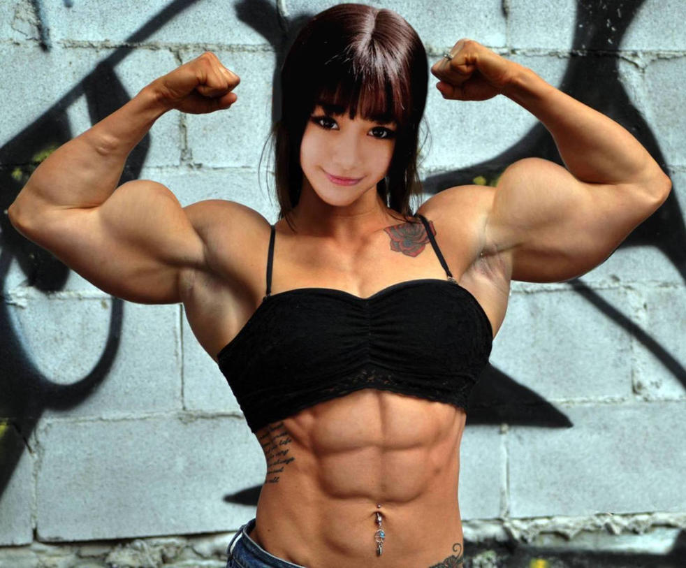 Asian Muscle Girl By Turbo99 On DeviantArt Desi Girl