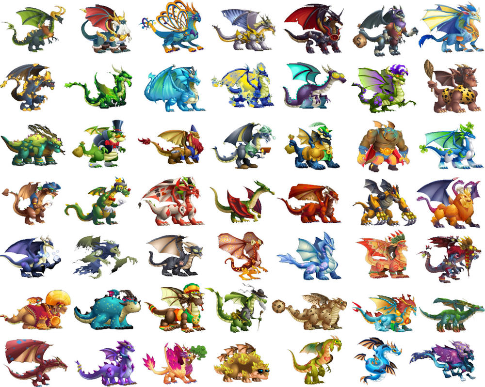 Dragon City Chart With Pictures