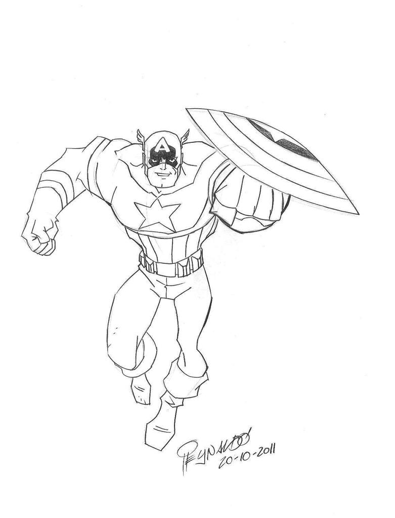 baby captain america coloring pages - photo #16