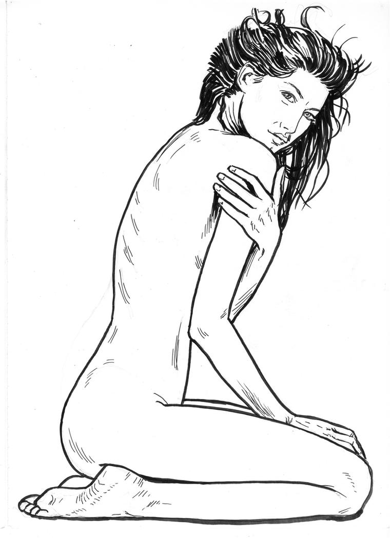 Nude Line Art 58