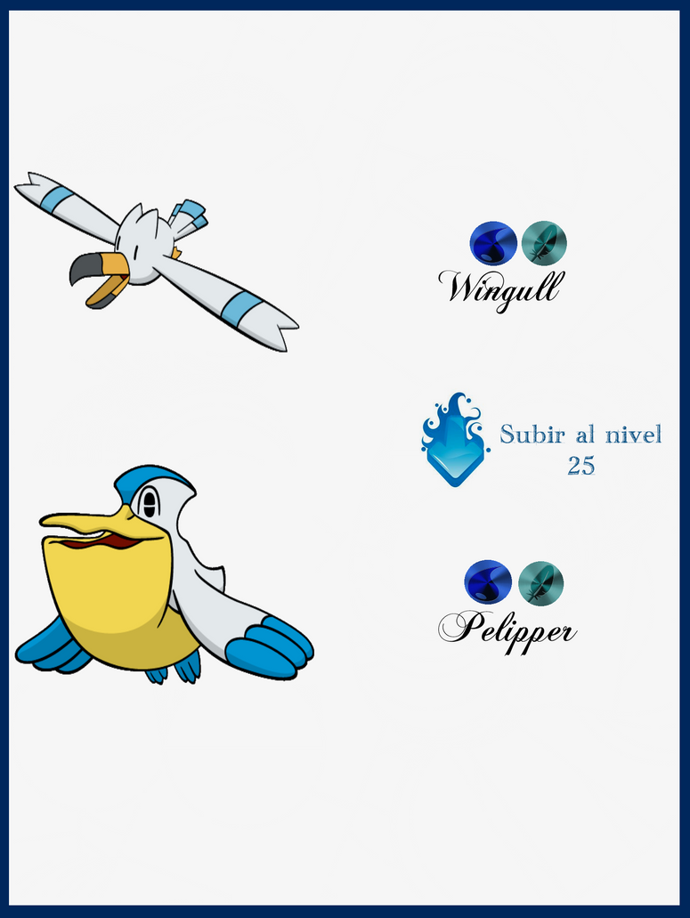 Pelipper Evolution Chart