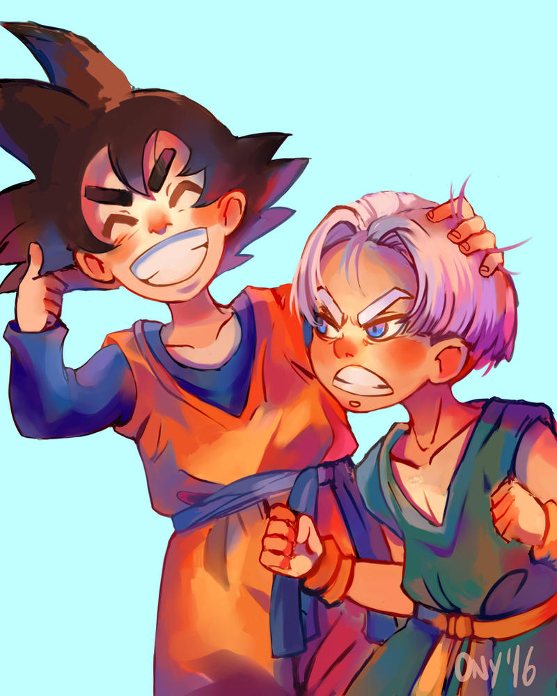 Goten And Trunks By Ony B On Deviantart