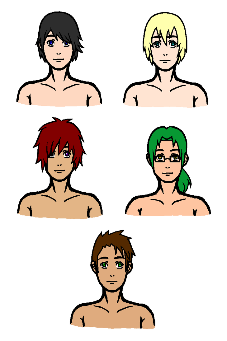 Male Anime Hair by Hachi-Fusami on DeviantArt