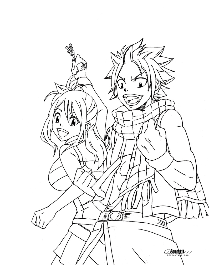 fairy tail lucy coloring pages - photo #28