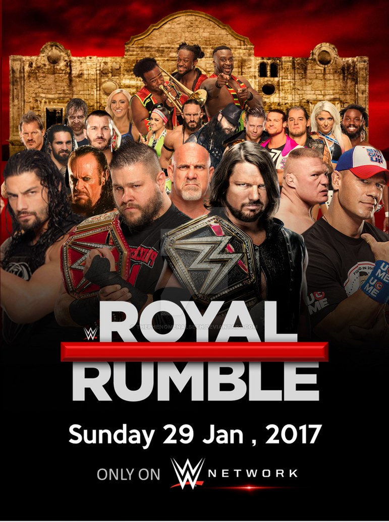 Royal Rumble 2017 Poster (Remake) by ThePhenomenalSeth