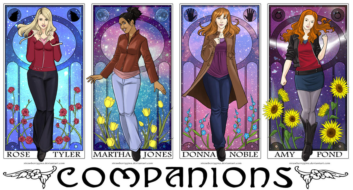 doctor_who___companions_by_strawberrygin