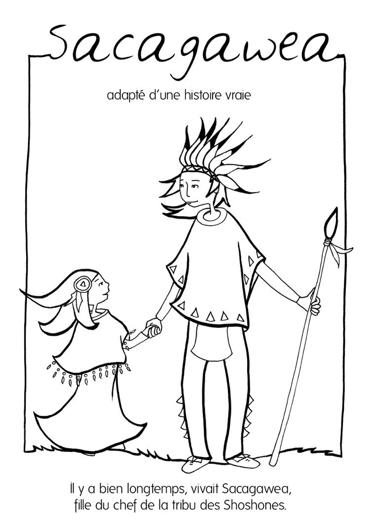 sacagawea coloring pages - photo #16