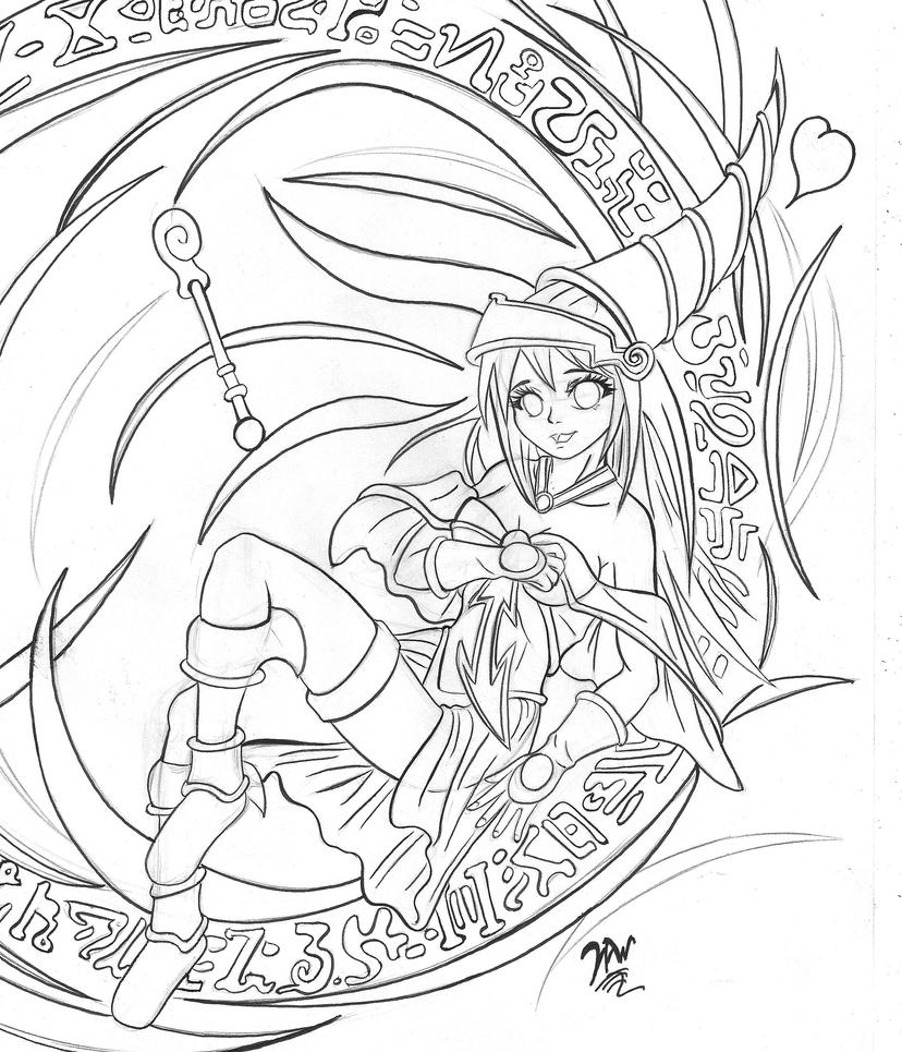 magician girl coloring pages - photo #28