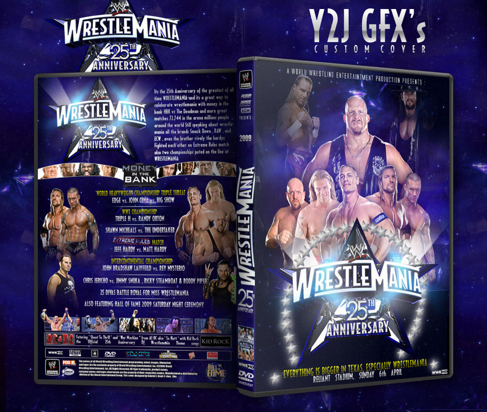 Wrestlemania 25 Custom Cover by Y2JGFX