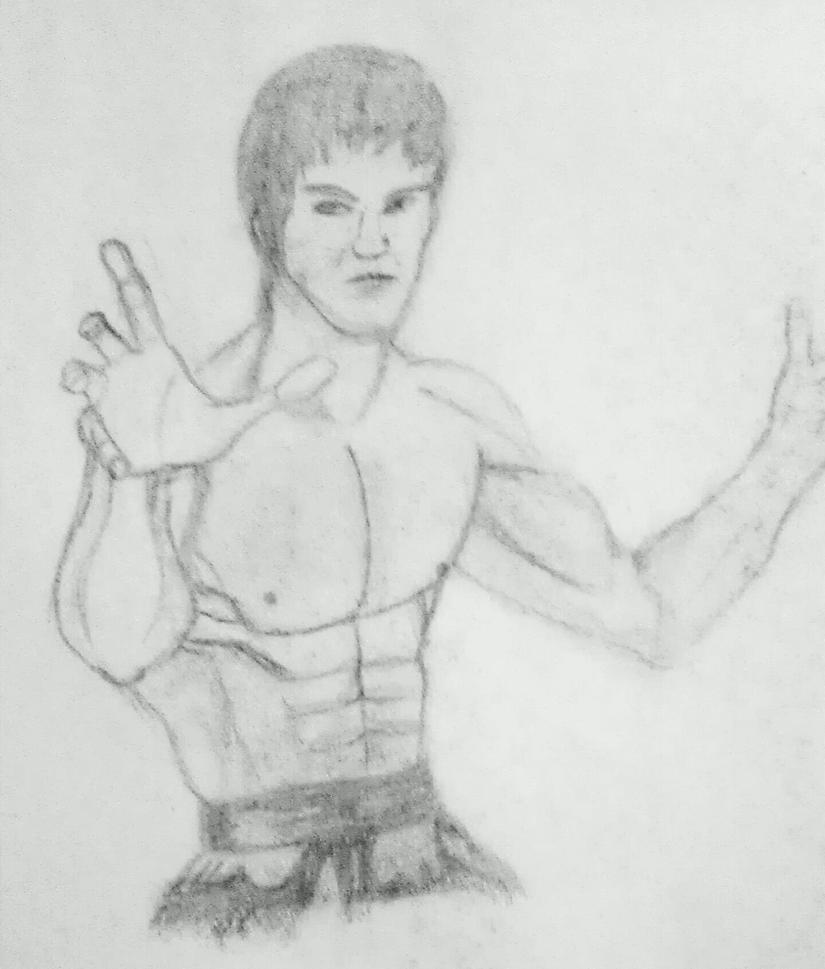 Bruce Lee Pencil Drawing by tdub123 on DeviantArt