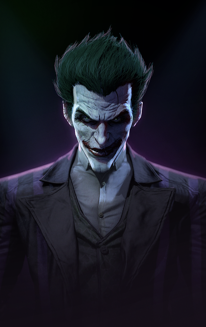 Joker's portrait by P0nyStark on DeviantArt