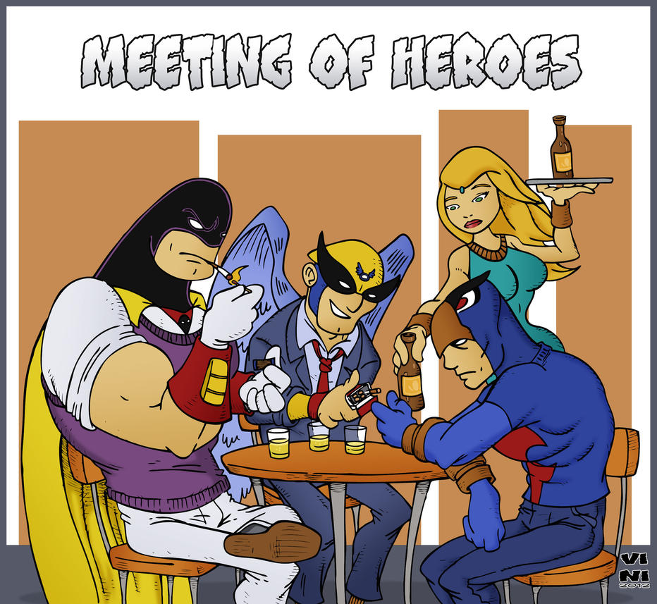 Meeting of Heroes-Hanna Barbera by ViniVix on DeviantArt