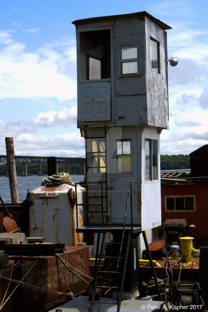 Hudson River Wheelhouse  by peterkopher