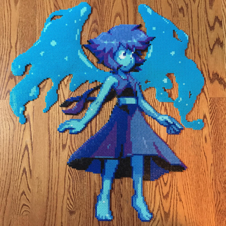 No seriously, Lapis is best gem. I know Peridot was highest on the poll, but I didn't have enough of a certain color, and, well, it's Bob Lapis! Like Pearl, the original sprite is by AbyssWolf. So,...