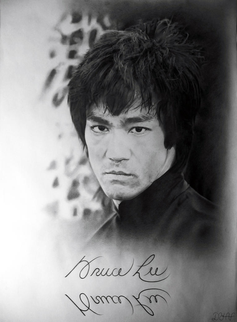 Bruce Lee graphite drawing by DavidH-N on DeviantArt